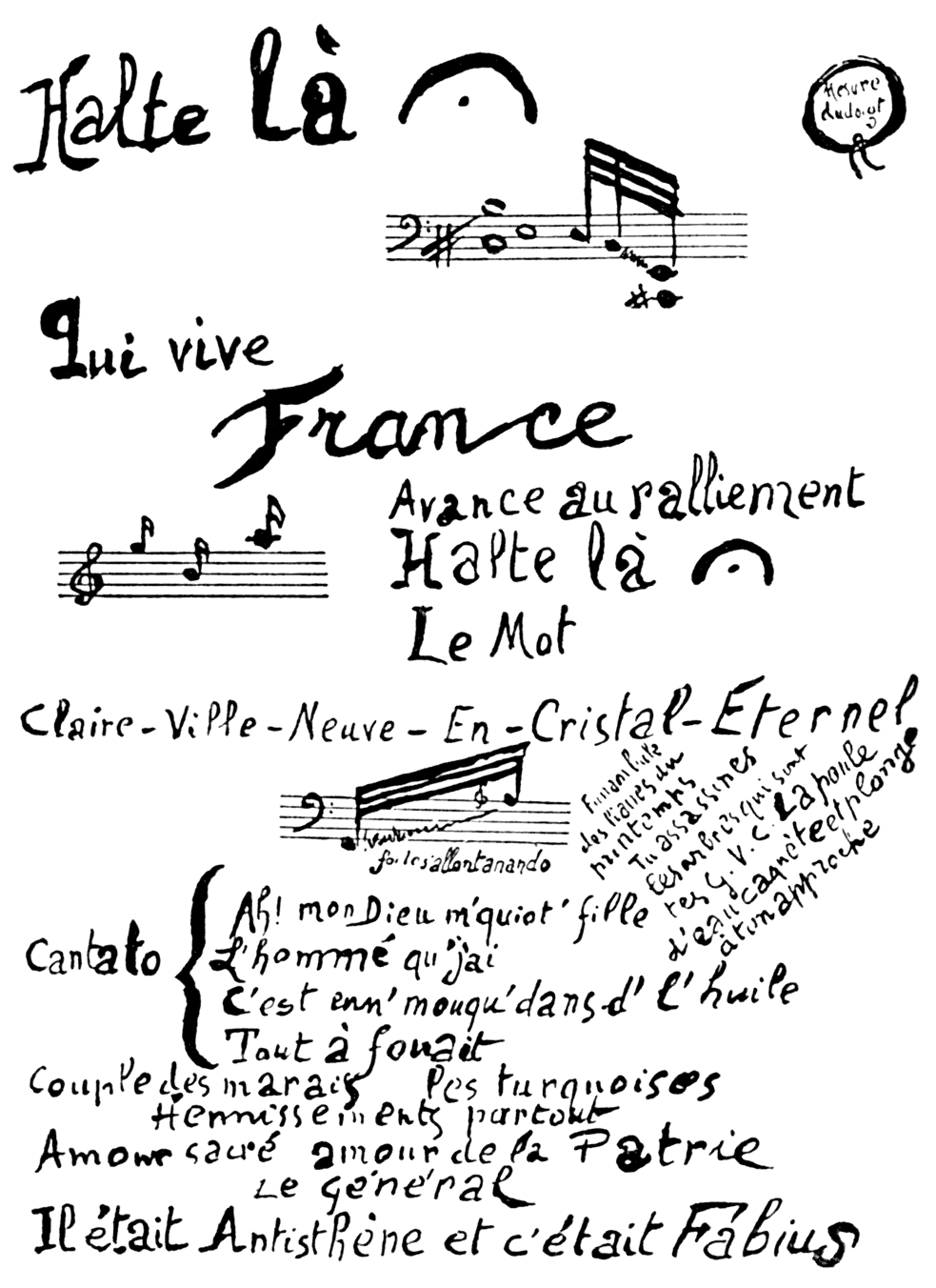 Calligrammes, un calligramma di Apollinaire per soprano e ensemble